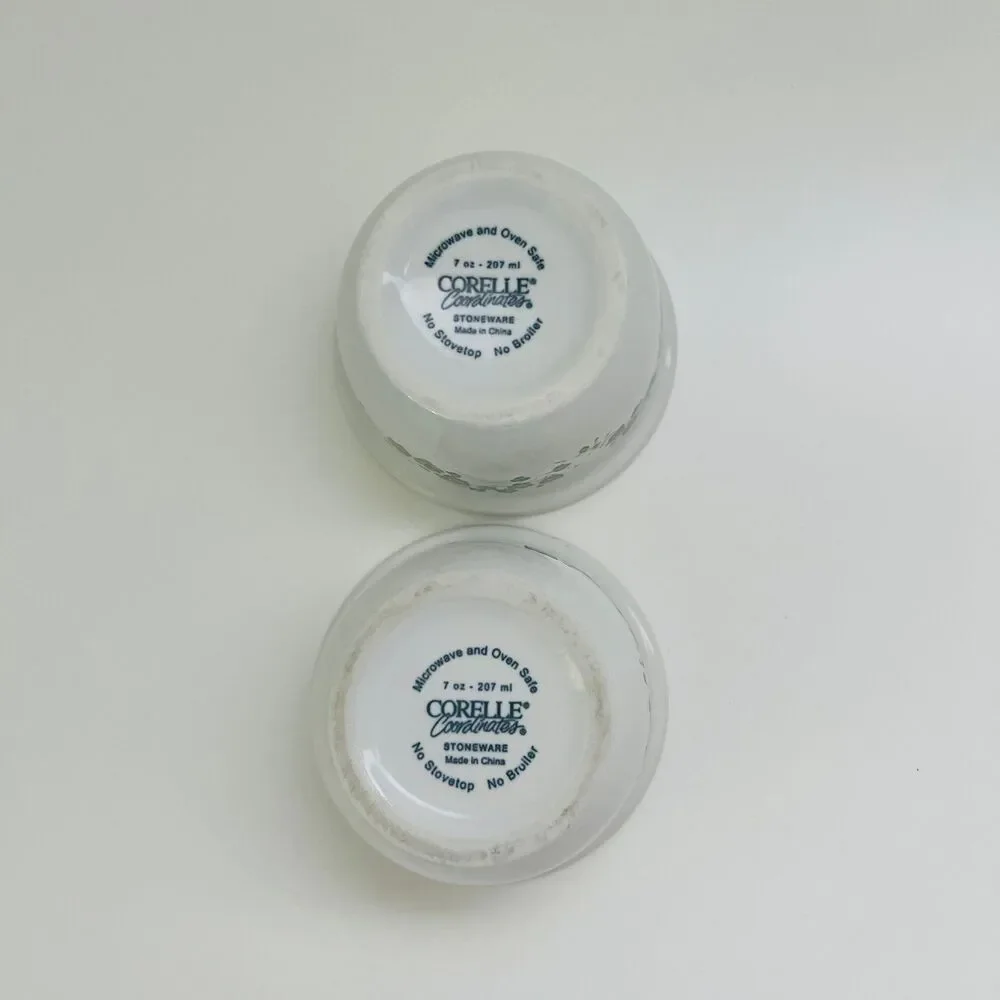 CORELLE Coordinates Callaway Ivy 7 oz. Stoneware Ramekin, Set of 2